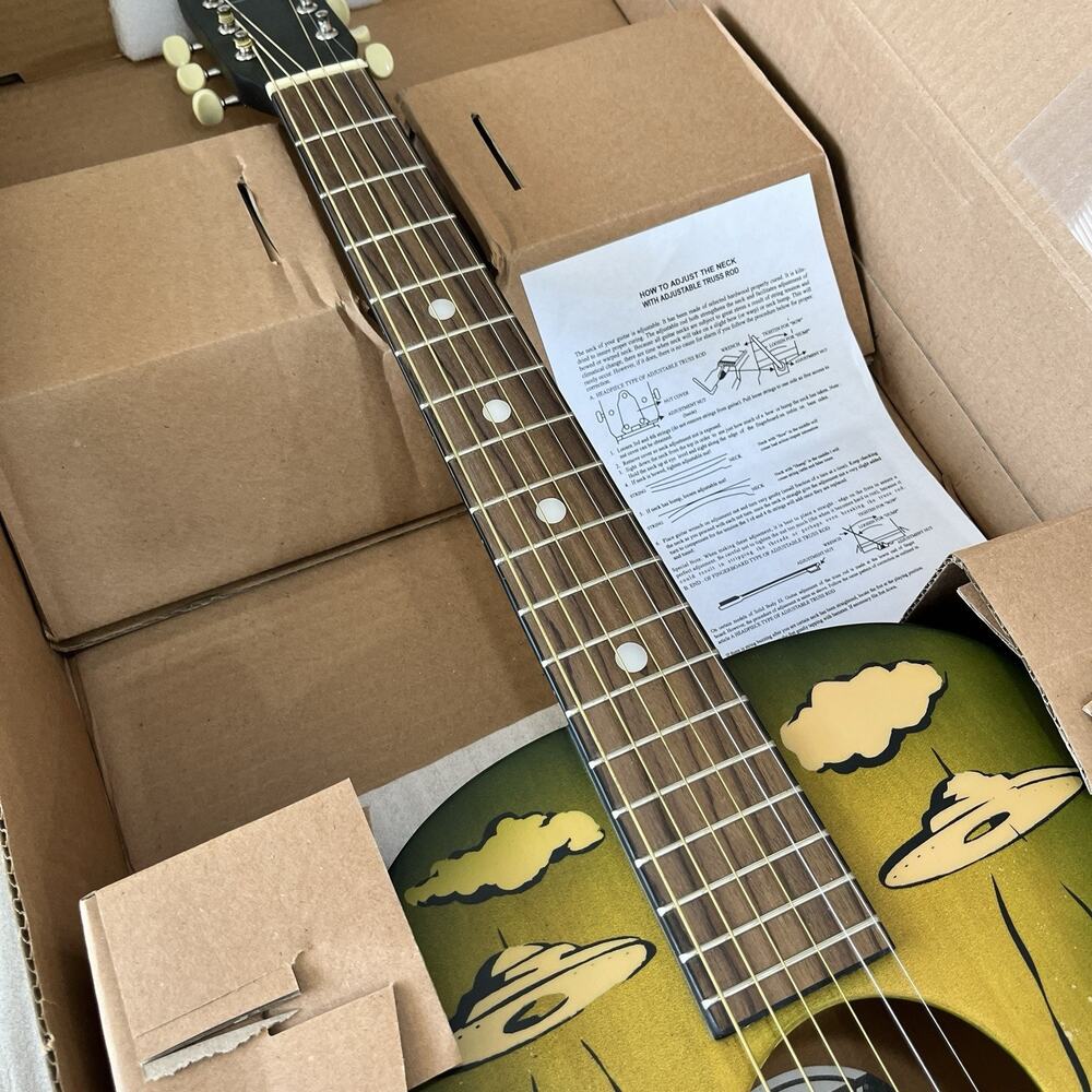 NEW Gretsch Americana G4520 Way Out West 3/4 Acoustic Guitar NOS w/ Box - Picture 6 of 16
